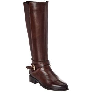 Dune London Teine Leather Boot, Brown